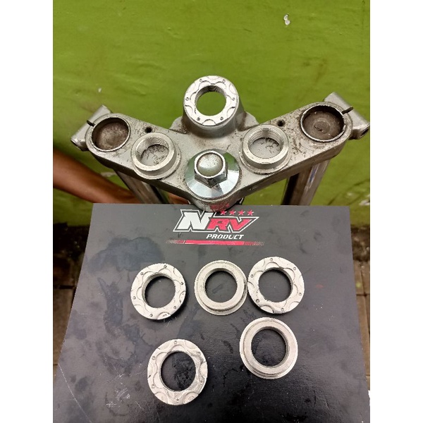 manisan ring kontak stenlis pnp T segitiga ninja 1pc ring kunci kotak stelis