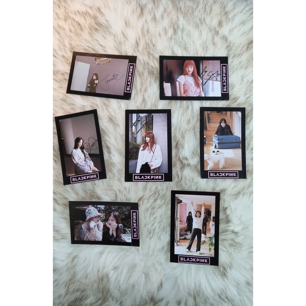 PHOTO POLAROID & TANDA TANGAN BLACKPINK UNOFFICIAL