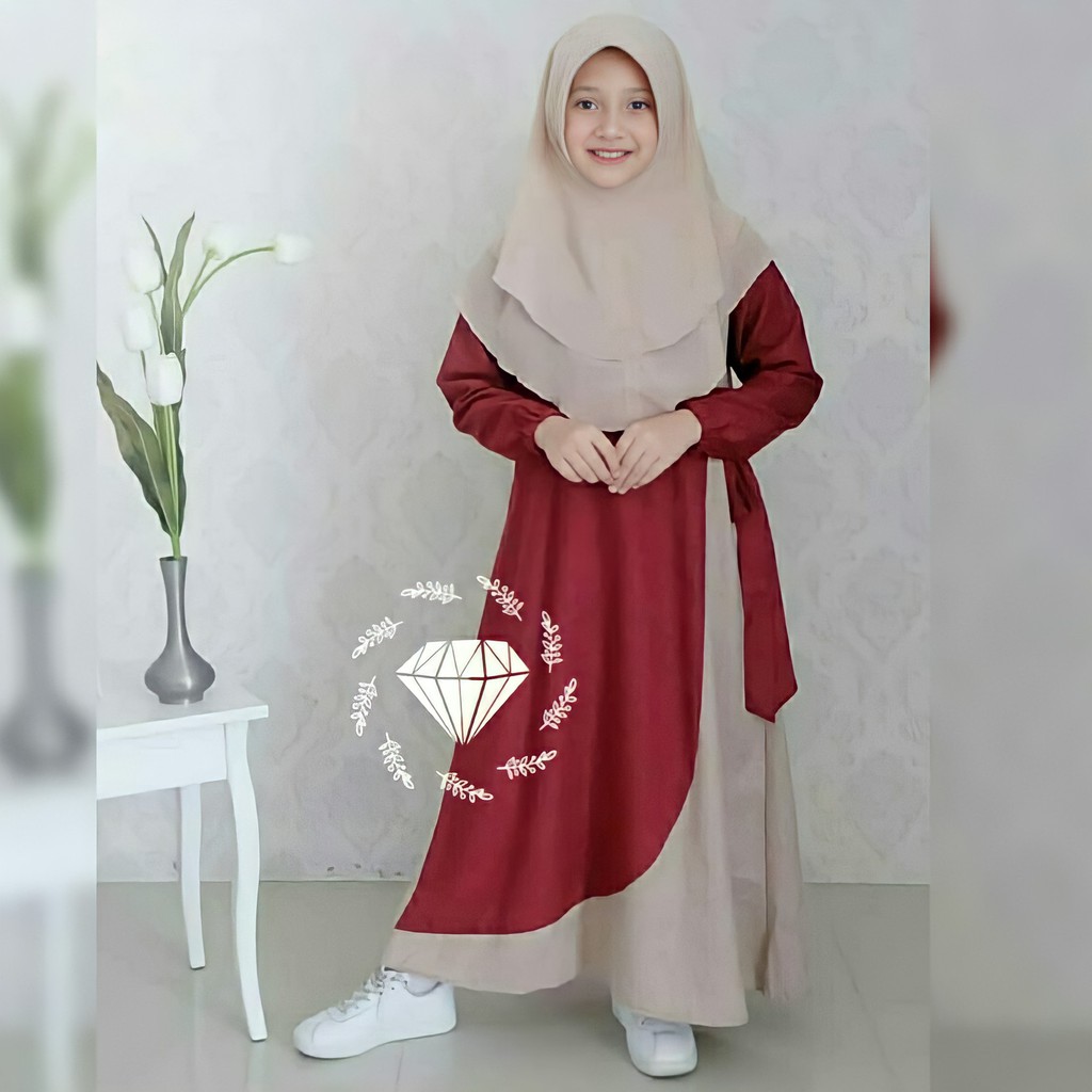 Model gamis anak terbaru 2021