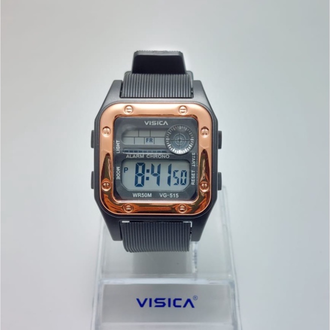 JAM TANGAN DIGITAL PRIA KASUAL SPORTY PREMIUM RUBBER ANTI AIR VG-515