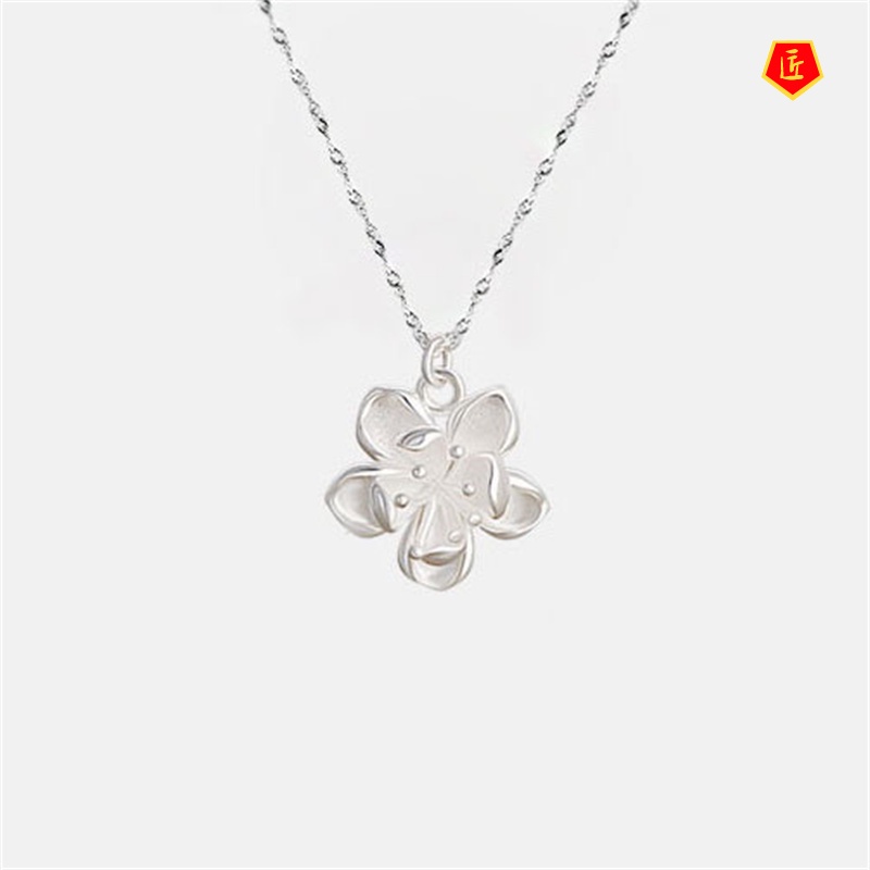 [Ready Stock]Flower Pendant Korean Simple Fashionable Temperamental All-Match