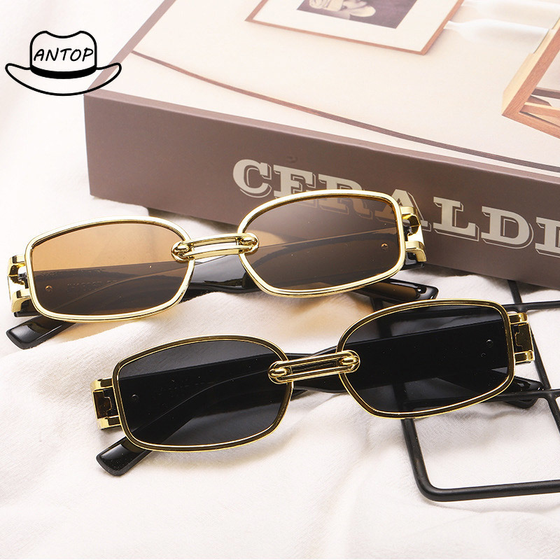 Kacamata Hitam Korean Ulzzang Gaya Wanita Rectangle Shades Retro KACA MATA Sunglasses ANTOP