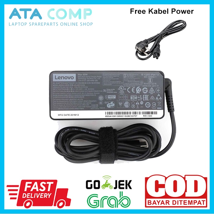 ADAPTOR CHARGER LENOVO YOGA SLIM 7 CARBON 13ITL5 SLIM 7 PRO ORIGINAL