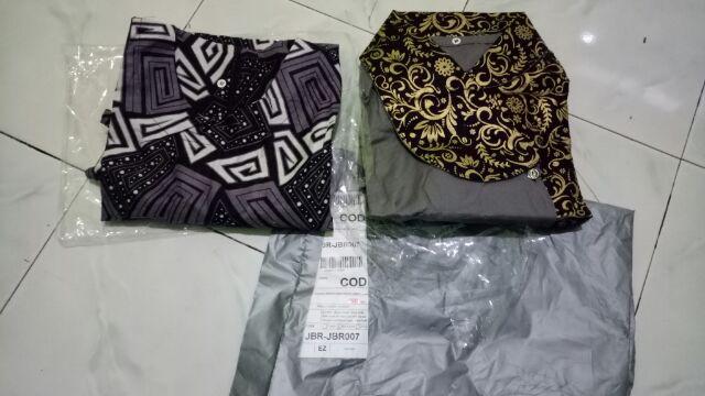 Maura Couple - Sania Ruffle Batik Couple Ori Ndoro Jowi Dnt Garansi Termurah Padi Pekalongan M L Xl