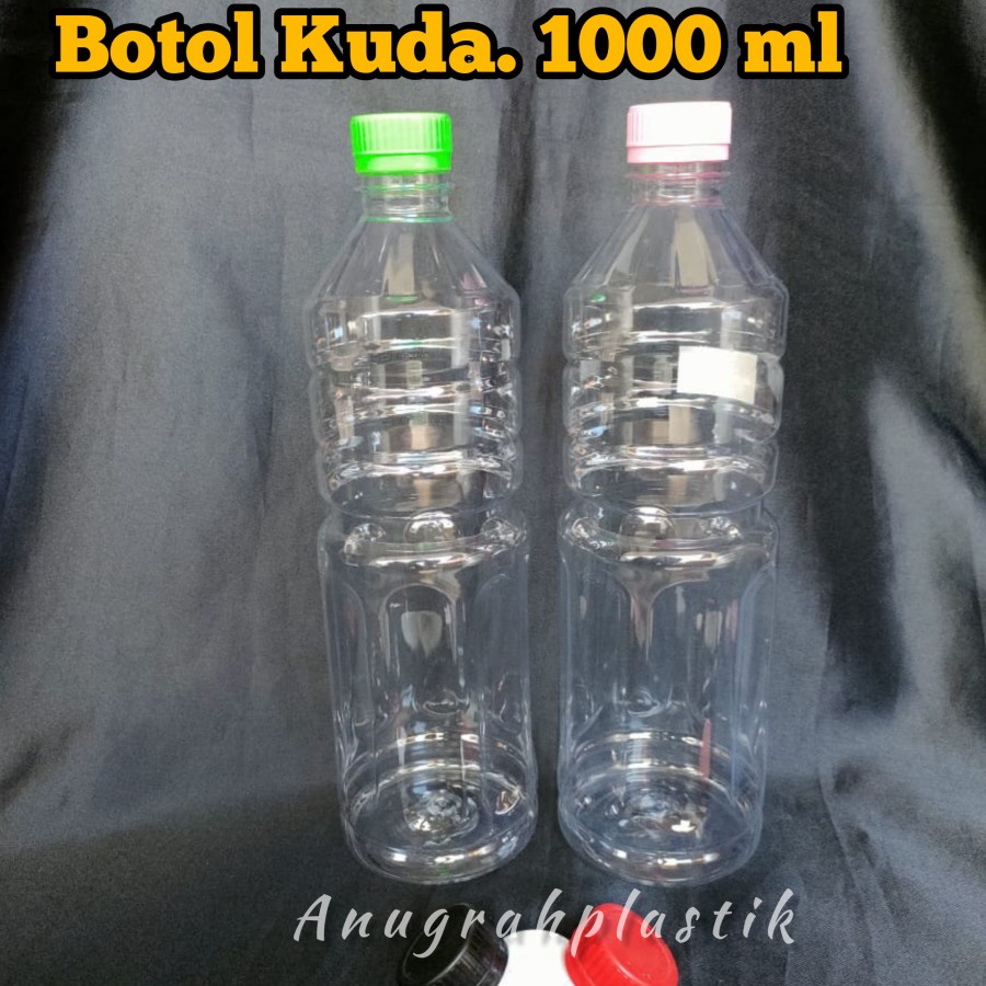BOTOL MURAH Botol Plastik 900 ml KUDA 1 liter (10 pcs)