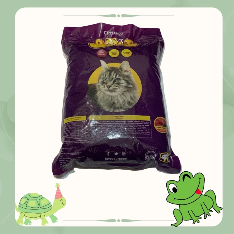 makanan kucing bolt repack   makanan kucing bolt 1 kg