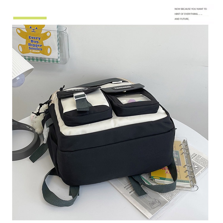clif tas ransel wanita backpack korea fashion tas wanita tas anak sekolah school bag import