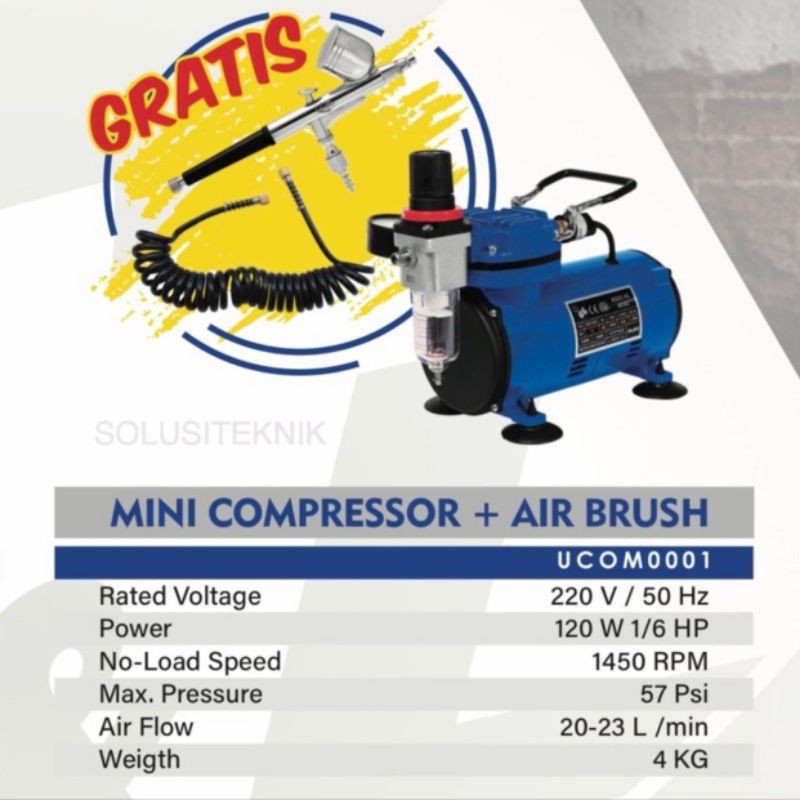 Kompresor Mini / Compressor mini H&L + Air Brush
