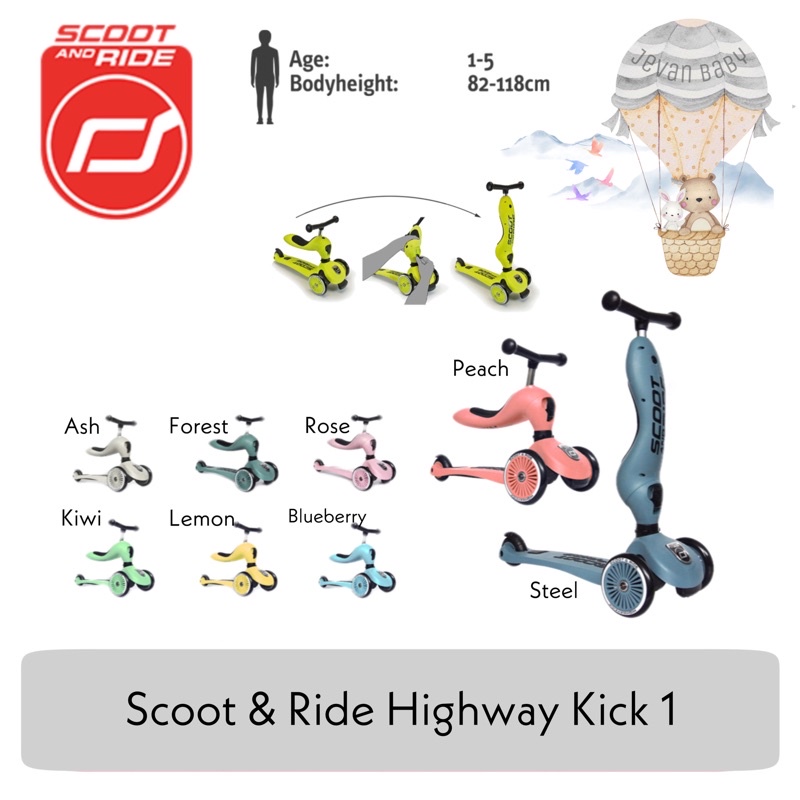 Scoot &amp; Ride Highway Kick 1 / Skuter Anak