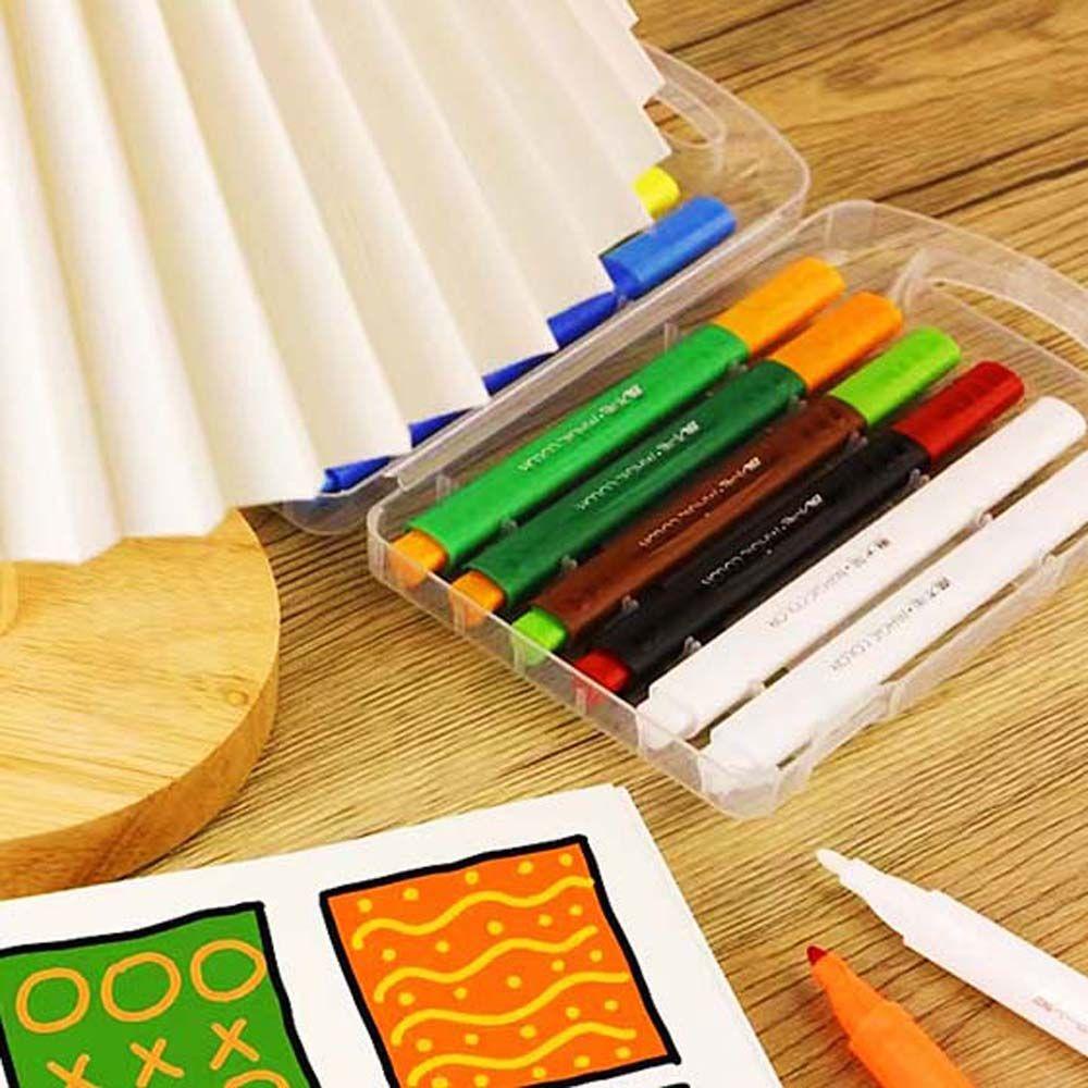 Lanfy Discolor Pen Siswa Menggambar Perlengkapan Alat Tulis Dapat Berubah Warna Water Color Pen