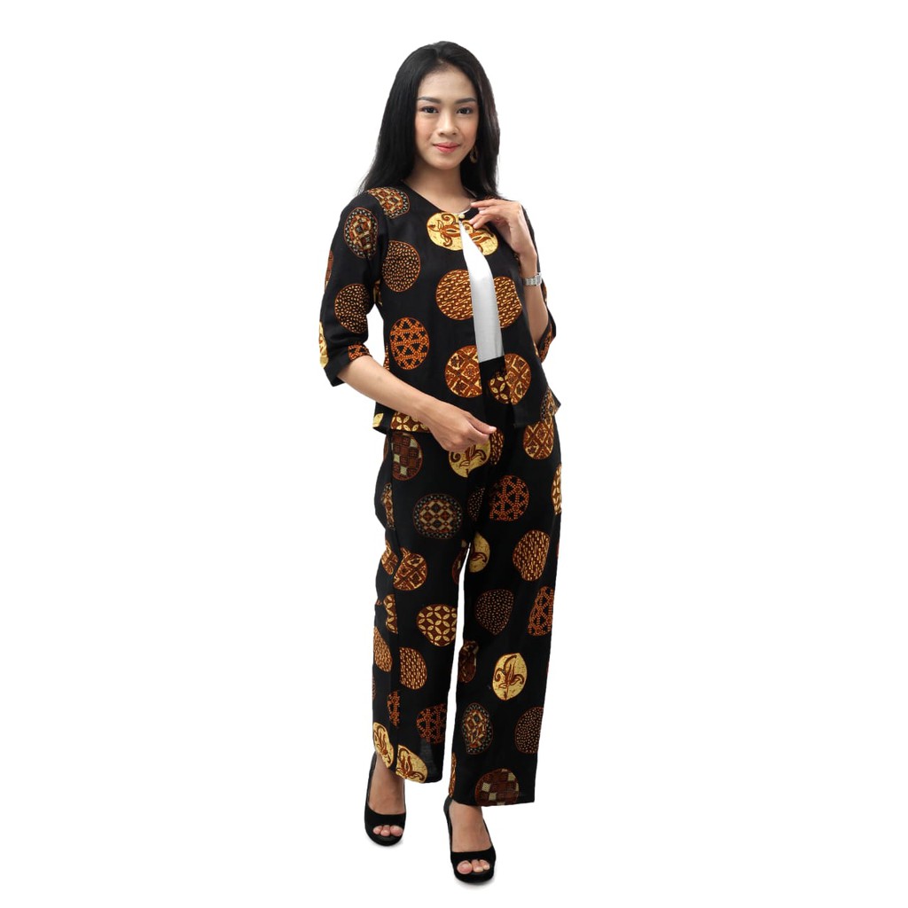 Batik Wanita | Setelan Batik | Kulot Batik | Bolero Batik | Outer Batik