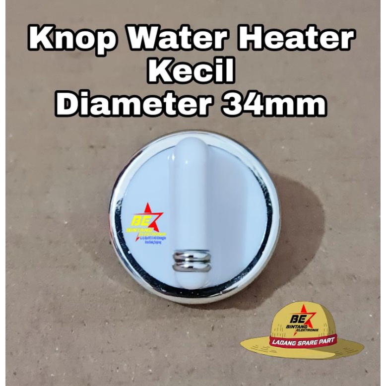 Knop Putar Water Heater Kecil 34mm Knob Putaran Water hiter Gas