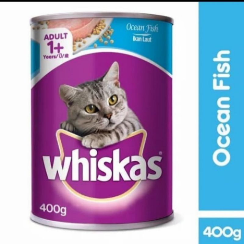 

Whiskas Kaleng Ocean Fish 400Gr