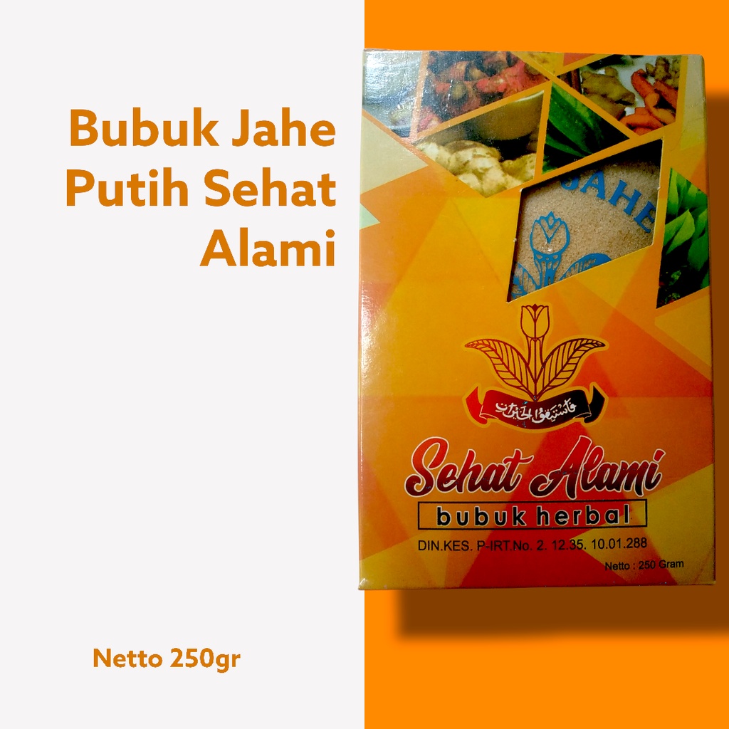

Bubuk Herbal Jahe Putih Sehat Alami 250gr
