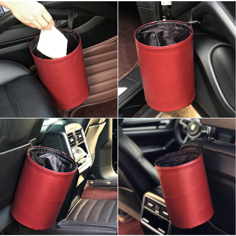 Tempat Sampah Model Lipat Tahan Air Untuk Interior Mobil