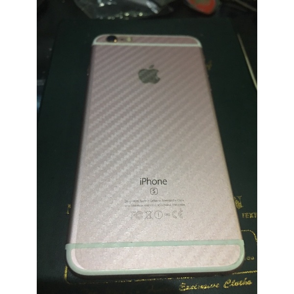 Iphone 6s plus 16gb rose gold full set like new no minus
