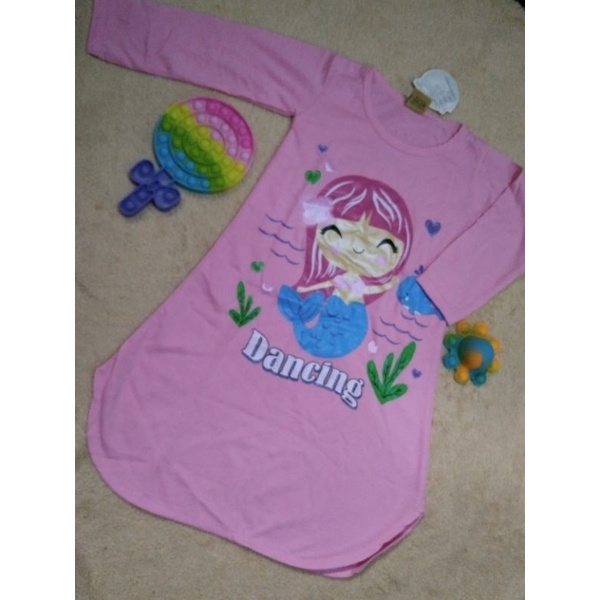 Tunik kaos anak perempuan/ atasan anak perempuan murah