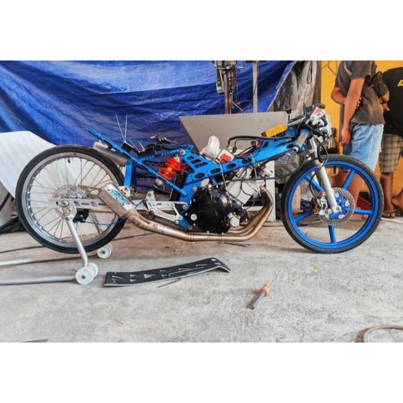 Knalpot D.O.S Muffler Mx King FFA Doble Exhaust Original Racing Jogja DOS Muffler