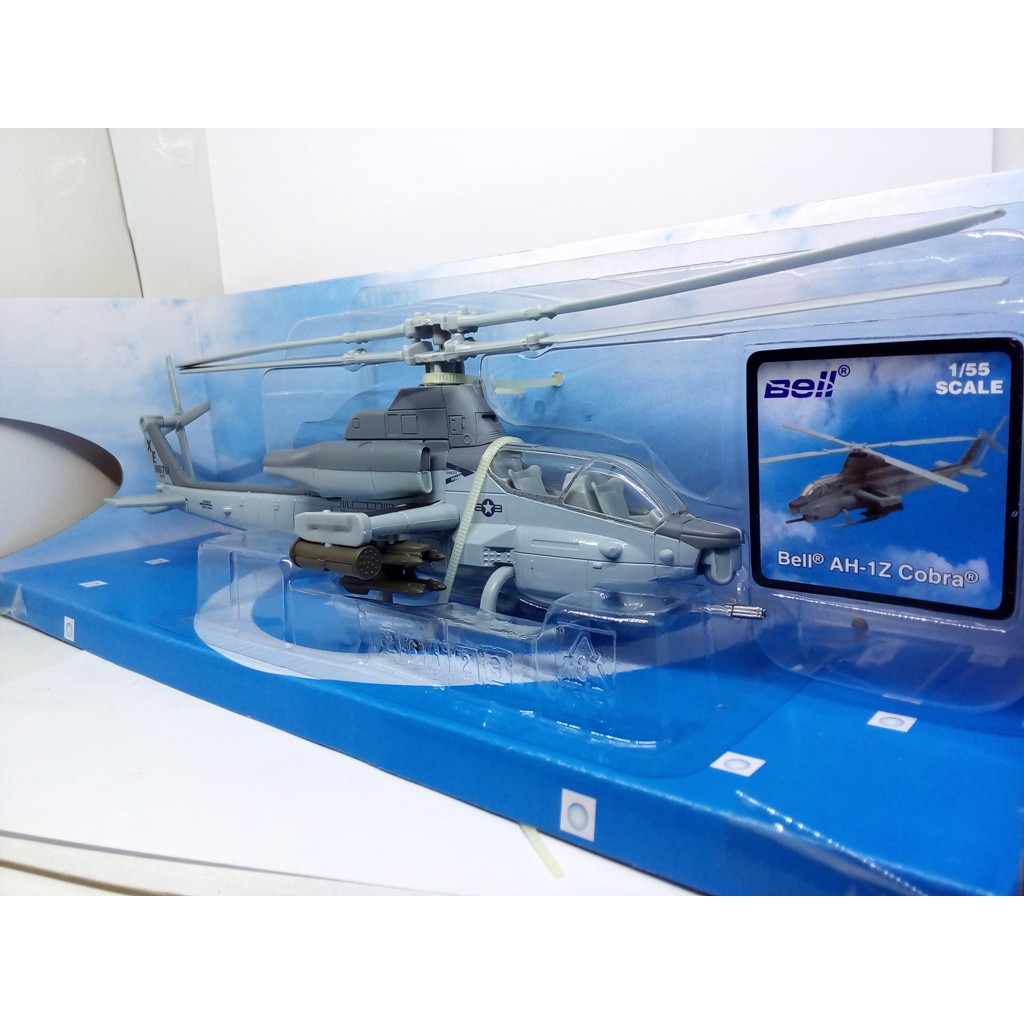 Diecast Miniatur Pesawat Helicopter BELL AH-1Z Cobra Replika Pajangan Harga Murah
