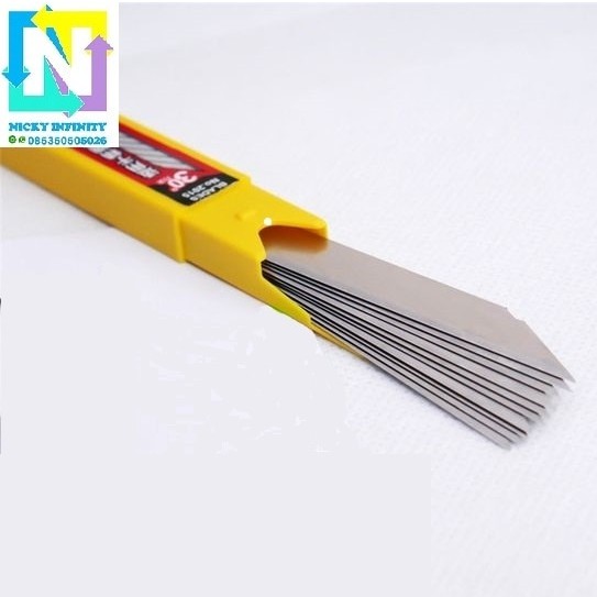 

Isi cutter blade dengan ujung runcing 30 derajat reffil pen cutter pen