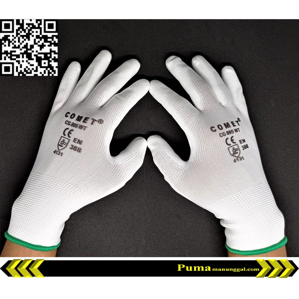 Sarung Tangan Karet Palm Fit Glove CG 805 WT