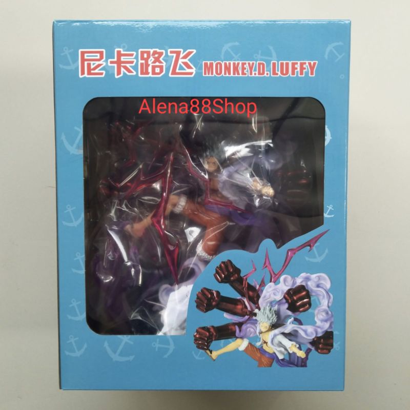 One piece monkey D luffy gear 5 nika sun God devil fruit awakening