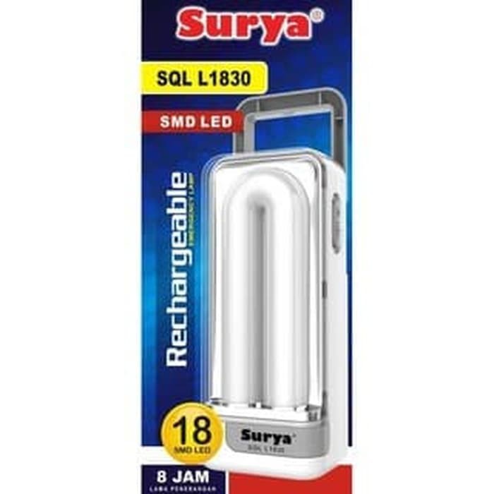 Lampu Darurat SURYA SQL L1830 Portable Emergency Lamp