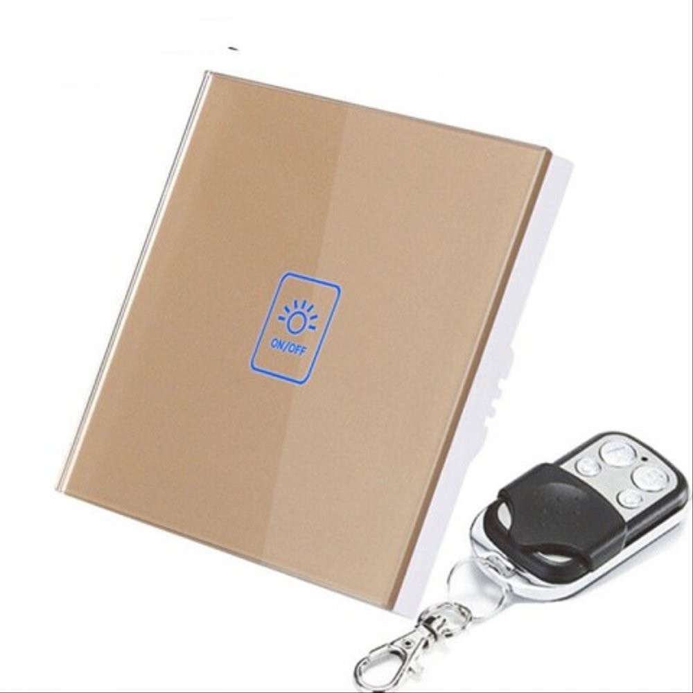 Smartshop - SmartLife saklar Wifi 1L Luxury Touch LED connect with GoogleHome & Alexa