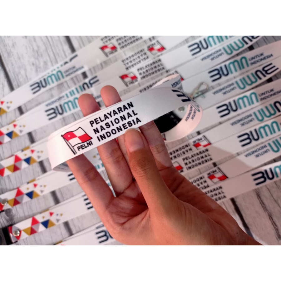 

Lanyard BUMN Pelayaran Nasional Indonesia / Lanyard BUMN PELNI/Lanyard Costume NSR