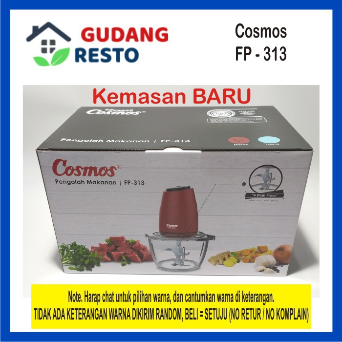 Cosmos Chopper Food Processor FP-313 / FP 313 / FP313 Pelumat Daging