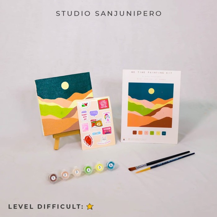

(TERLARIS) SUMBA painting kit / Studio sanjunipero paint by number - Sumba, Standard