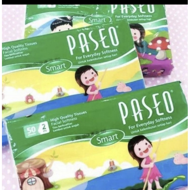 TISU PASEO SMART PACK ISI 50 SHEET 50 Lembar (PASEO NEW 2000 !) TRAVELING Tissue