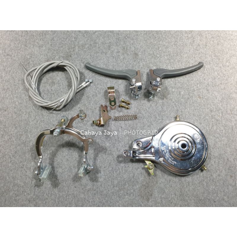 Brake Set CTB Minion Rem Sepeda Pacific Kombinasi U Brake Band Brake Tromol CP