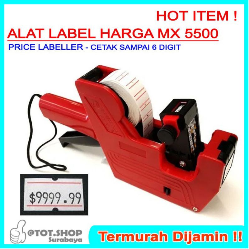 

M 5500 ALAT LEBEL HARGA PRICE LEBELLER 6 DIGIT