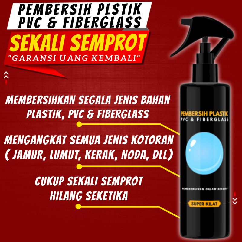 PENGHILANG LUMUT PEMBERSIH BAHAN PLASTIK EMBER GAYUNG VINYL APLING AMPUH