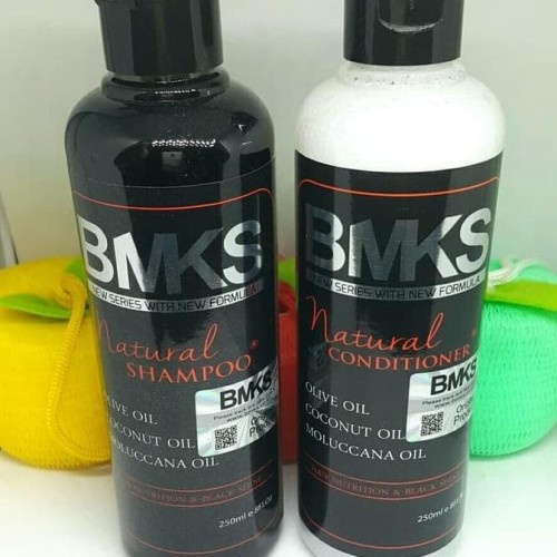 [COD] Paket 2in1 BMKS Shampo + Conditioner Perawatan Penumbuh Rambut Rontok AMPUH 100% Original BPOM