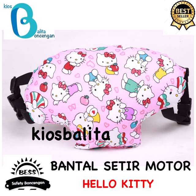 BANTAL SETIR MOTOR/BANTAL STANG BONCENGAN MOTOR KARAKTER ELMO