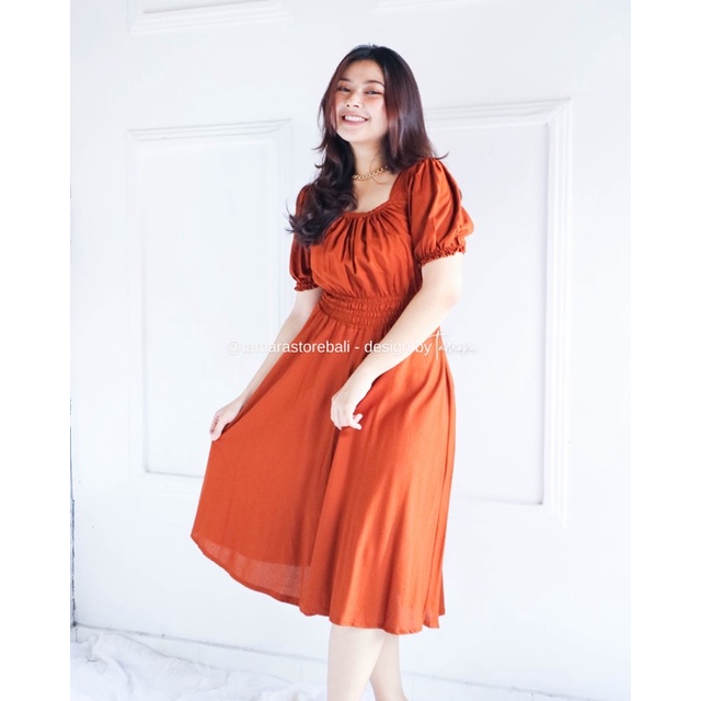 DRESS WANITA POLOS NAURA