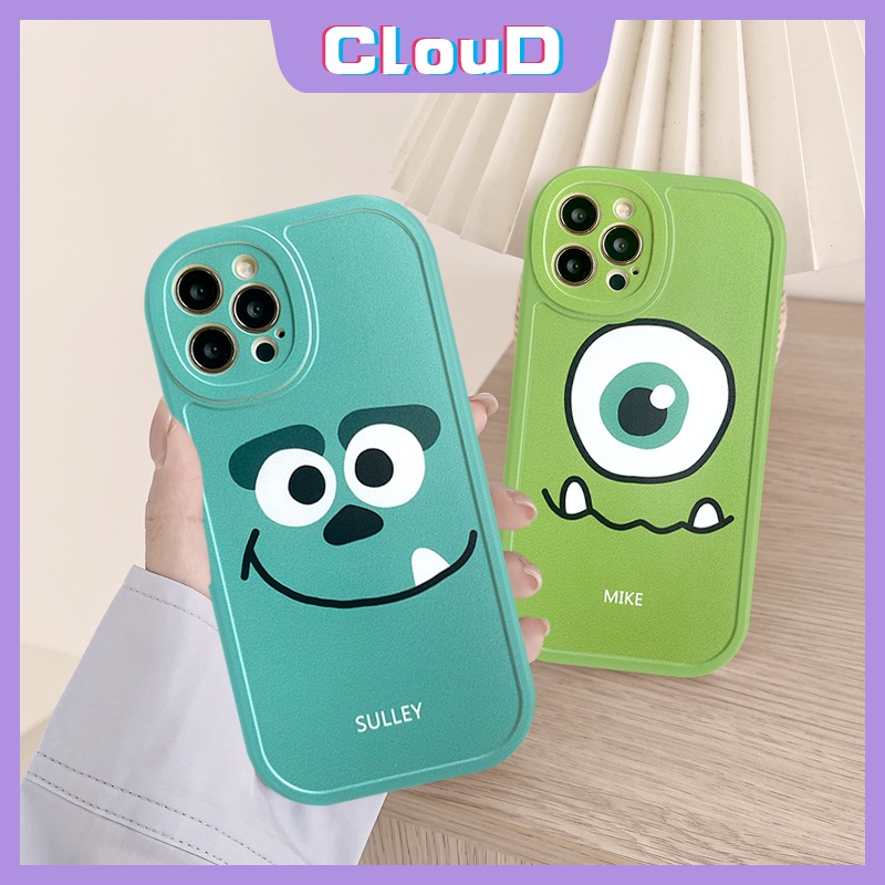 Soft Case TPU Motif Kartun Monster Disney Untuk iPhone 11 12 13 Pro MAX 8 7Plus XR 8plus 6 6S X XS MAX SE 2020