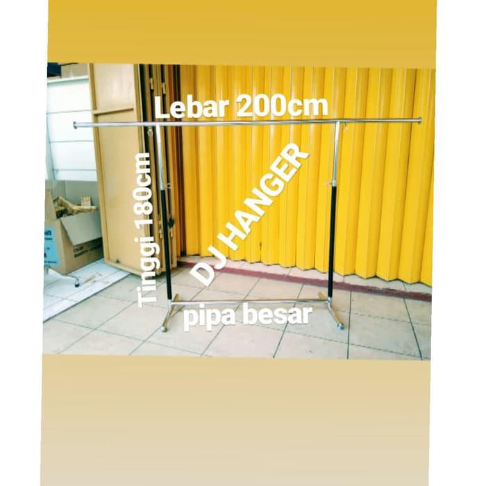 Distributor Gantungan Baju / Rak Baju / Hanger / Gawang Gamis Gantungan Baju Model Tarik Ujung (pipa Besar) Bisa ErzJA6jCL8Wkj6Z