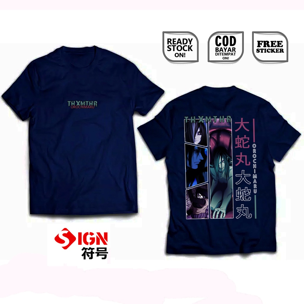 KAOS OROCHIMARU NARUTO KONOHAGAKURE ANIME MANGA KABUTO SASUKE AKATSUKI ANBU KAKASHI JIRAIYA SIGN