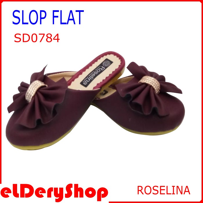 Sandal Mule Anak Pita Sol Pentil Merek Roselina SD0784