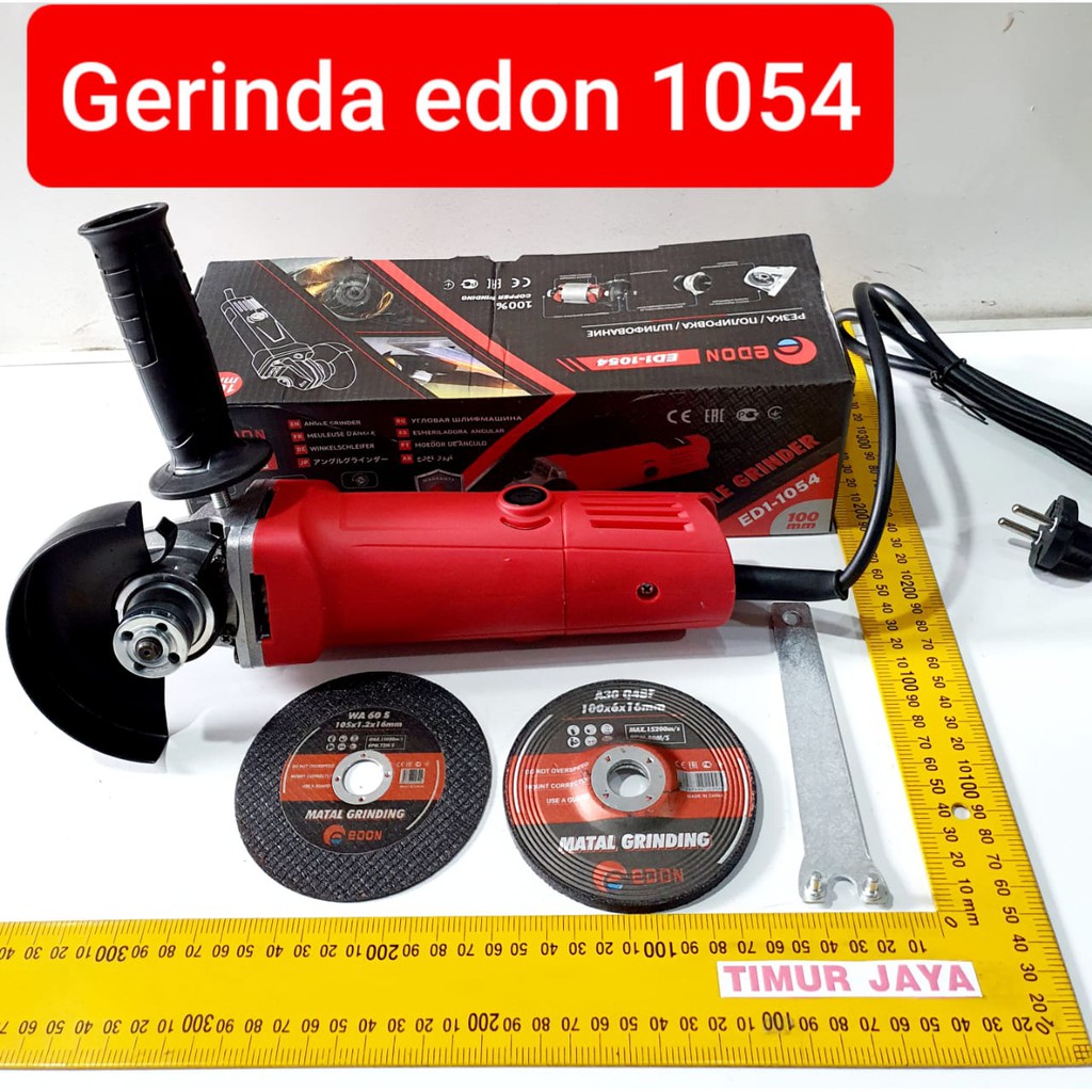 EDON Gerinda Tangan Angle Grinder ED1 - 1054 Grinder Gerinda Listrik Angle Grinder keramik besi Gerinda MailTank Angle Grinder