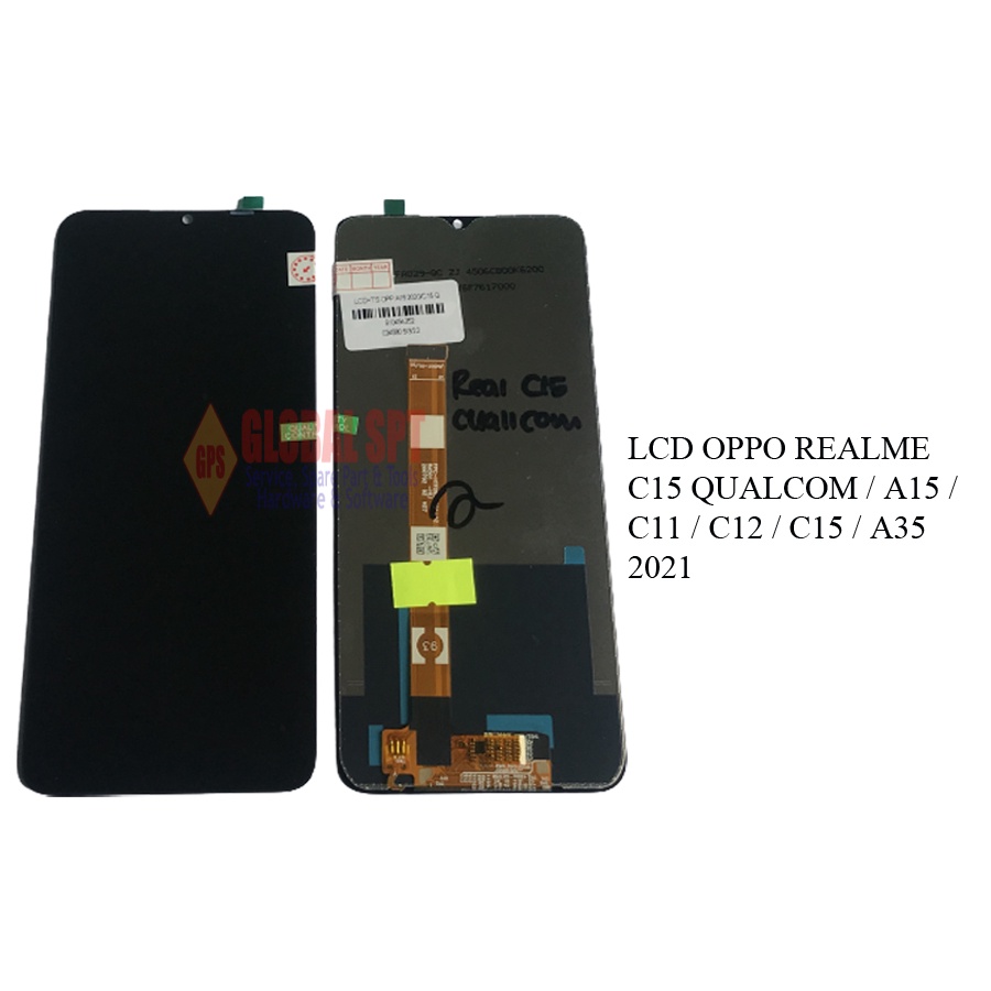 VERSI QUALCOMM ORI INCELL / LCD TOUCHSCREEN REALME C15 / A15 / C11 2020 / C12 C15 / A35 2021 / V3 / NARZO 20 / 30A