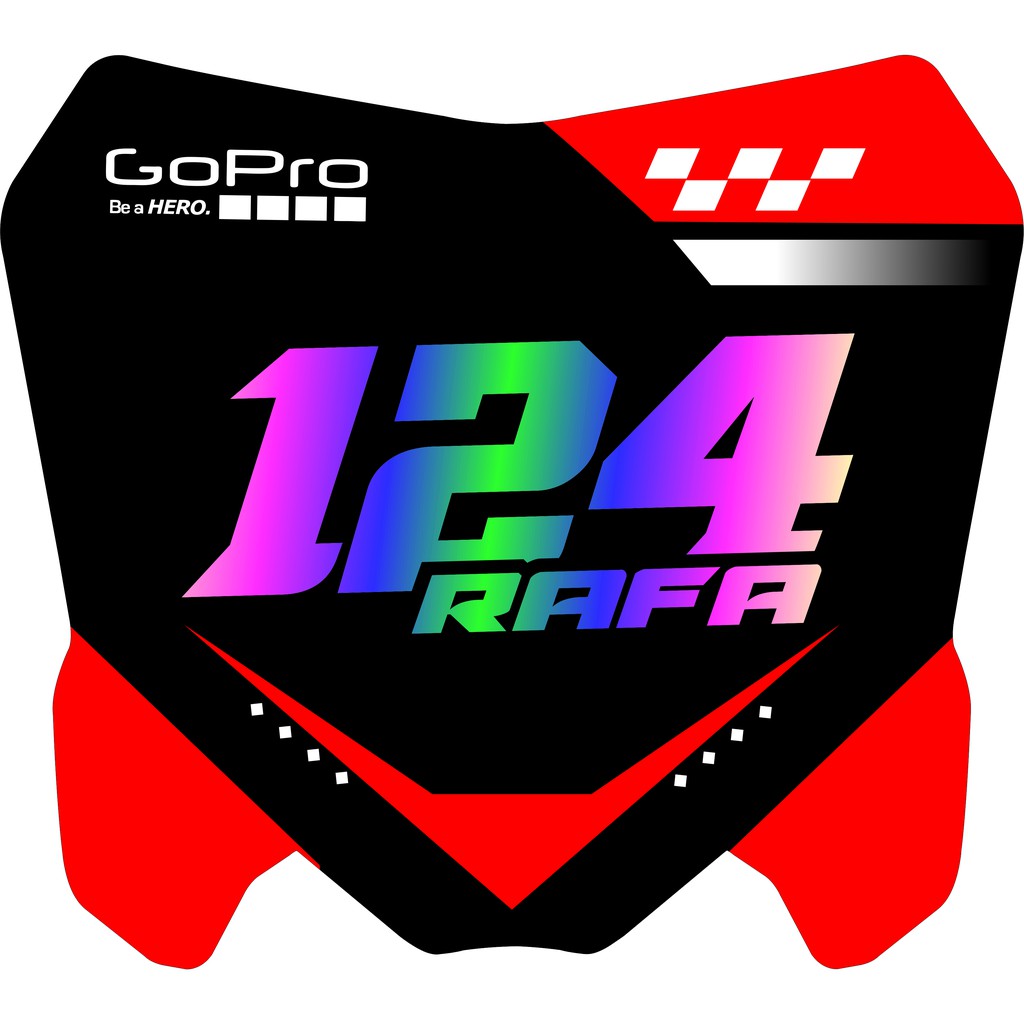 

STIKER UNTUK PAPAN NOMER CRF +KOMBINASI HOLOGRAM/stabilo