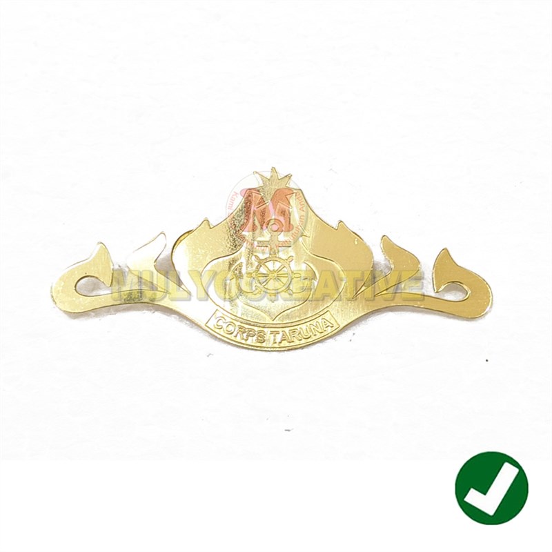 Brevet Corps Taruna Pin Taruna Pelayaran Bahan Logam