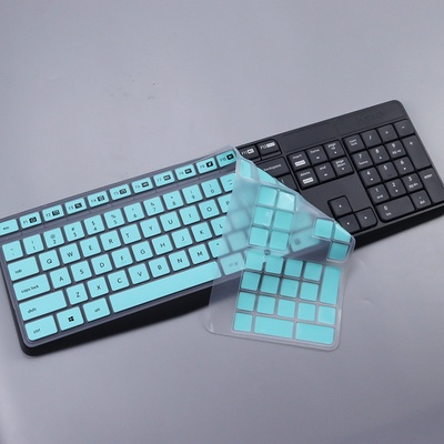 Cover Pelindung Keyboard Logitech MK235 MK315 K375s Bahan Silikon Ultra Tipis Tahan Air Dan Debu