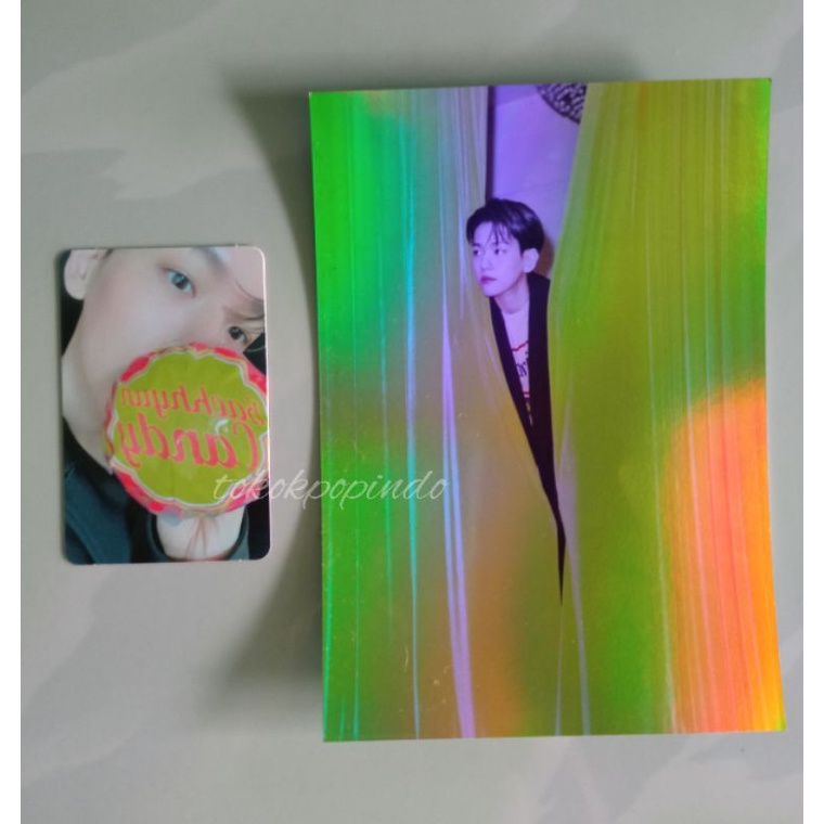 EXO BAEKHYUN DELIGHT ALBUM CINNAMON VER PHOTOCARD PC POSTCARD