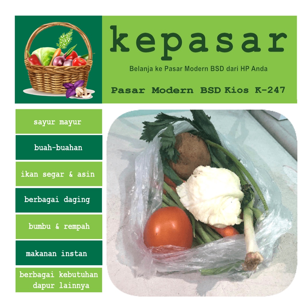

Sayur Sop Paket 1 bungkus