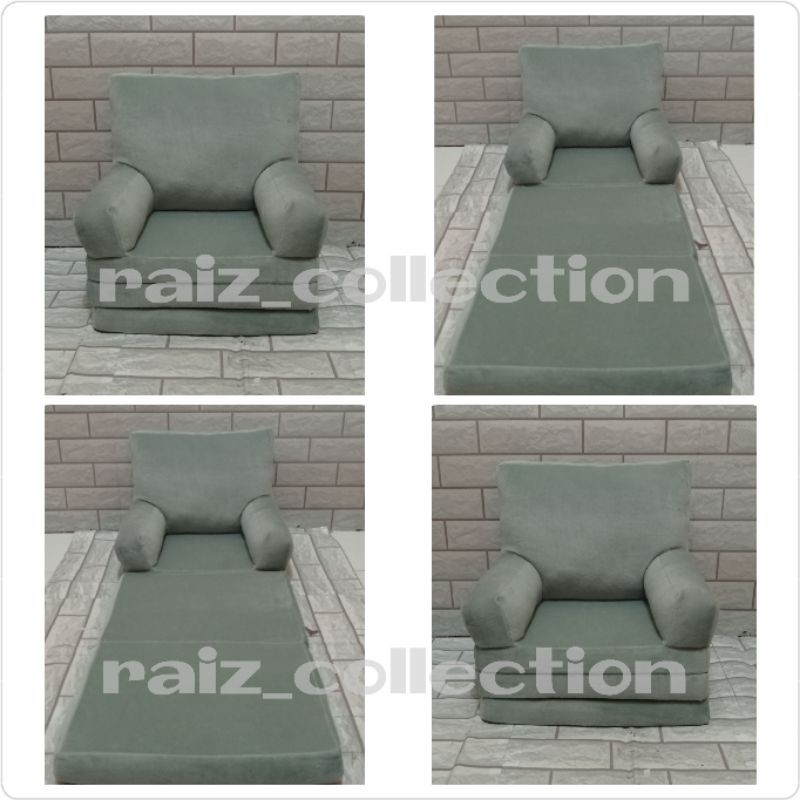 sofa lipat anak polos/3lipat/sofabed/sofa anak polos